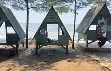 Viral Sejoli Mesum di Pantai Sigandu, Satpol PP Batang Larang Gazebo Tertutup