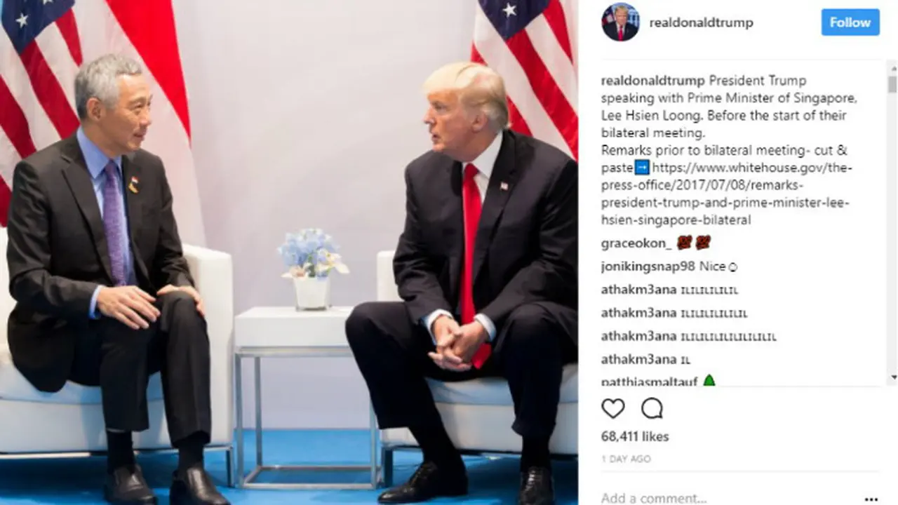 Instagram Donald Trump