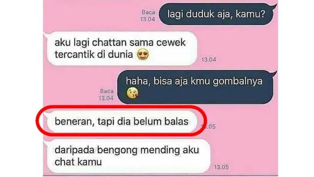 6 Chat Orang Terlalu Percaya Diri Ini Berakhir Ngenes