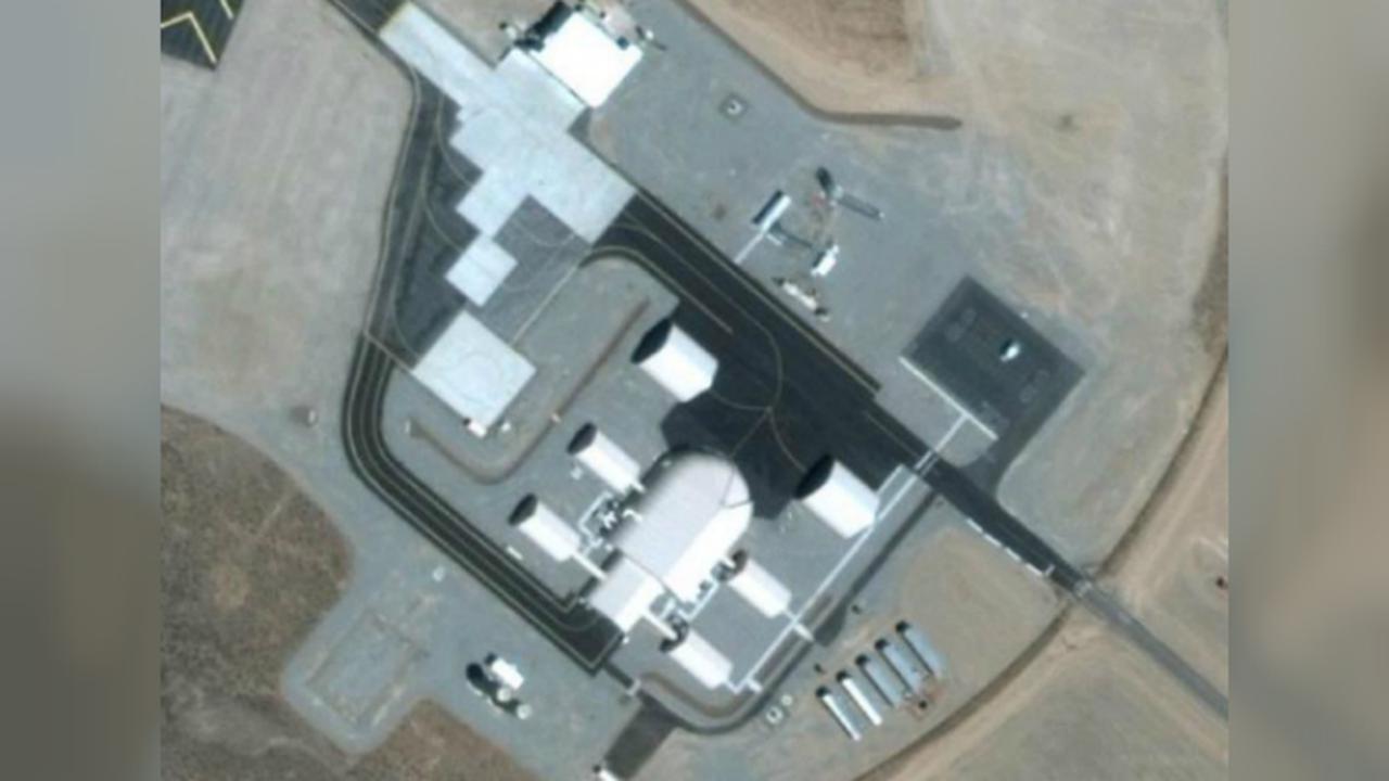 Area 6 terletak di pedalaman gurun Nevada, tepatnya di Yucca Flat (Foto: Google Earth).
