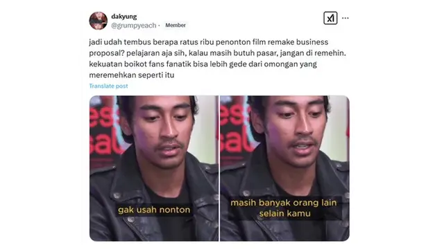 6 Potret Efek Boikot Film A Business Proposal, Hari Pertama Tayang Sepi Penonton