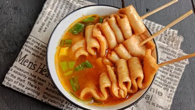 Resep Odeng Kuah Pedes