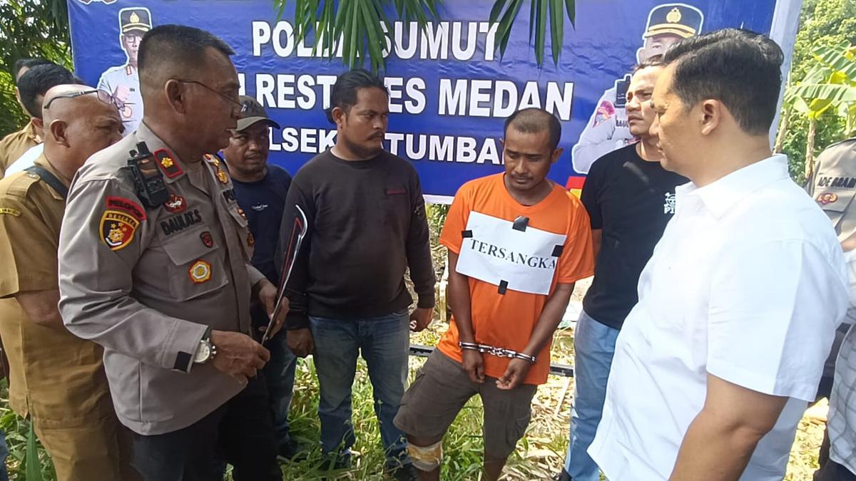 Pelarian 7 Tahun Pembunuh Sadis Berakhir di Tangan Polsek Patumbak, Begini Tampangnya