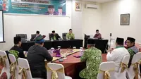 Dewan Masjid Indonesia (DMI) se-Sumatera gelar kegiatan Muzakarah dalam rangka menyongsong Ramadhan 1444H yang dihadiri oleh sembilan pengurus wilayah (PW) DMI se-Sumatera di Truntum Padang Hotel (Istimewa)