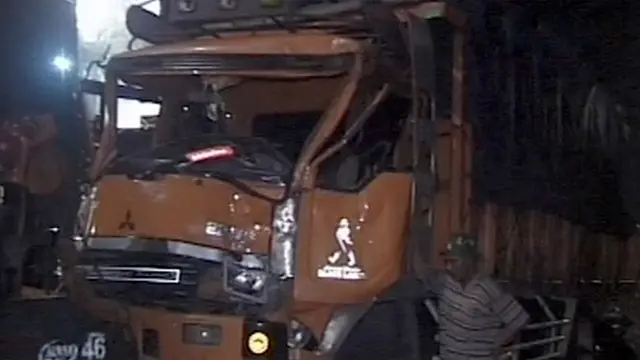 Kecelakaan Truk Beruntun, 2 Korban Luka Parah