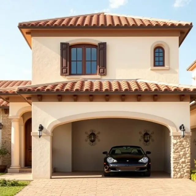 Desain Rumah Type 21 dengan Garasi