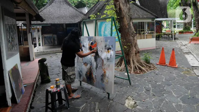 Seniman Pasar Seni Ancol Mulai Menggeliat