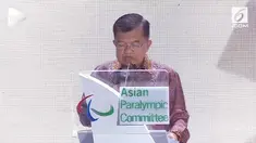 Wakil Presiden Republik Indonesia, Jusuf Kalla, mengapresiasi sekaligus meminta maaf karena prestasi atlet di Asian Para Games 2018 melebihi target.