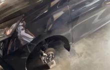 Jangan Asal Pilih Tempat Parkir Kalau Roda Mobil Tak Ingin Digondol Maling