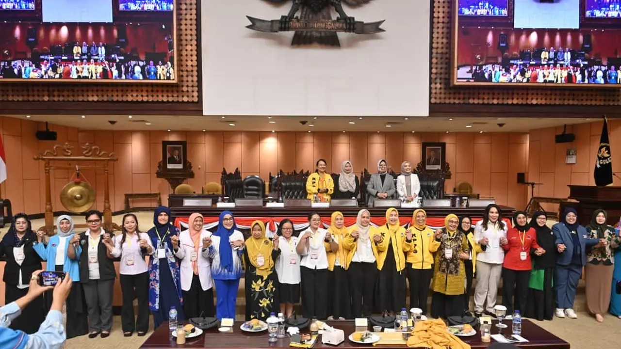 Sarasehan dan Dialog Nasional Perempuan yang digelar Kesatuan Perempuan Partai Golkar (KPPG) di Kompleks Parlemen, Senayan, Jakarta, Jumat 26 Juni 2026 (Istimewa)