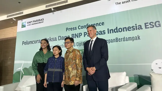 Peluncuran produk reksa dana berbasis ESG BNP Paribas Asset Management, Selasa, 23 Mei 2023. (Foto: Liputan6.com/Elga N)