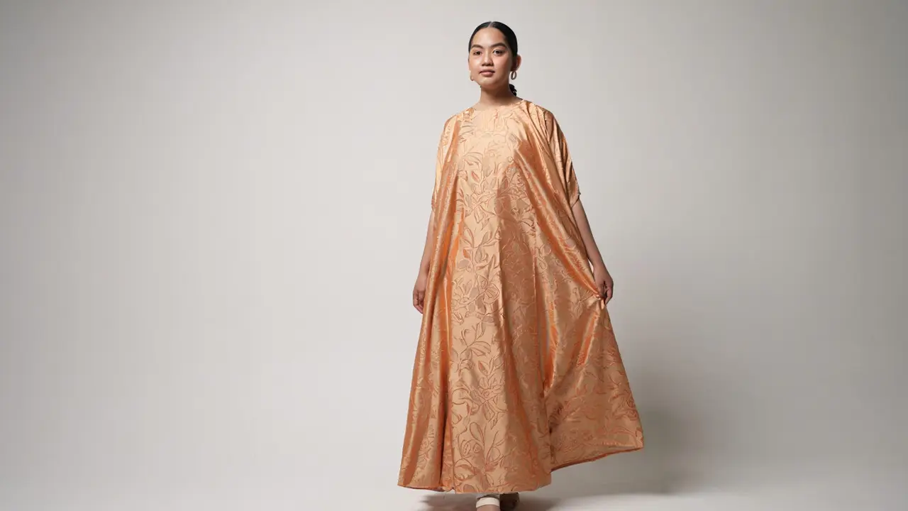 Tips Memilih Long Dress Brokat Sesuai Bentuk Tubuh dan Acara/Ilustrasi oleh AI