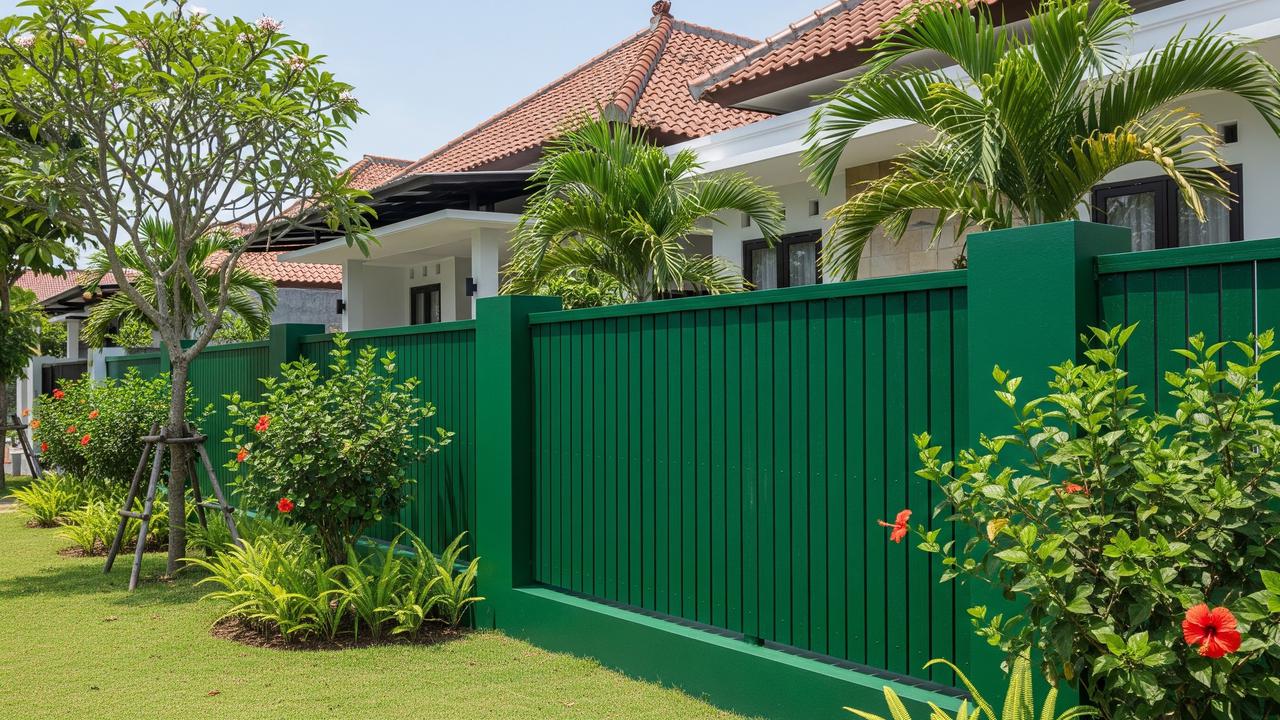 Tips Memilih Cat Pagar Luar Rumah yang Tahan Cuaca Panas dan Debu/AI Generated