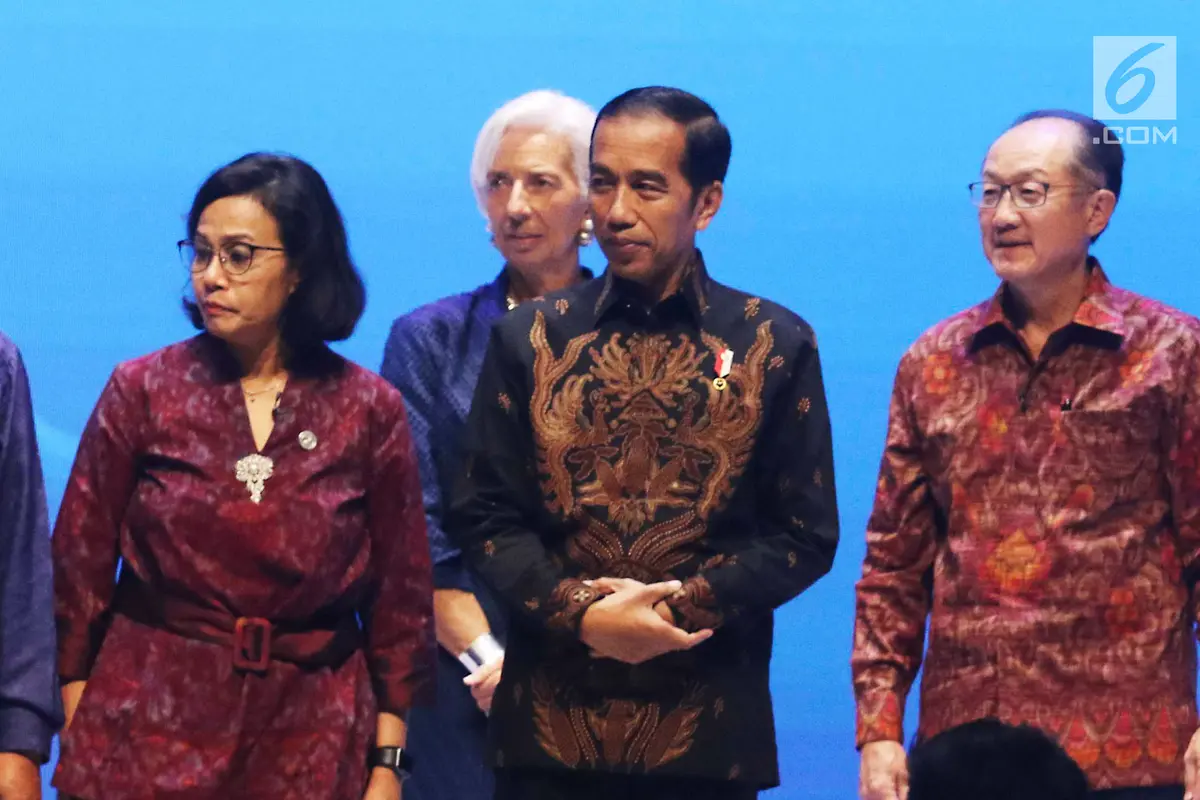 Jokowi Bicara Perkembangan Fintech di IMF-Bank Dunia 2018