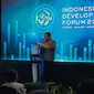 Sekretaris Kementerian Perencanaan Pembangunan Nasional/Badan Perencanaan Pembangunan Nasional (Kementerian PPN/Bappenas) Taufik Hanafi dalam pembukaan Indonesia Development Forum (IDF) 2022.