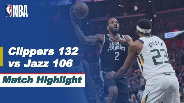 Berita Video, LA Clippers Vs Utah Jazz di Semifinal NBA Playoffs pada Minggu (13/6/2021)