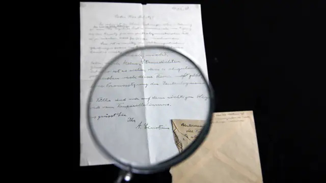 Surat Albert Einstein Untuk Ilmuan Muda Italia