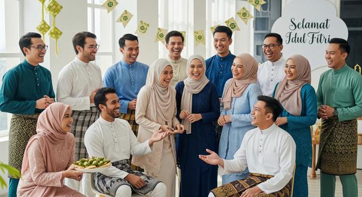 Prompt Edit Foto Keluarga Besar Biar Kompak dan Estetik saat Lebaran, Cocok Diposting di Medsos