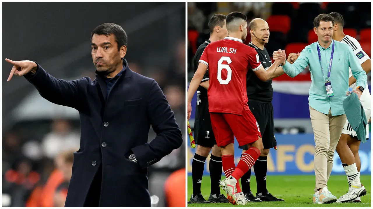 Giovanni van Bronckhorst dan Jesus Casas.