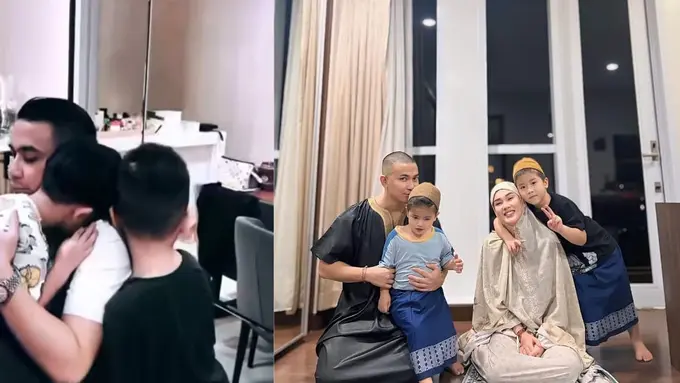 Potret Anggi Pratama bersama anak-anaknya (Sumber: Instagram/@anggipratamazayn)