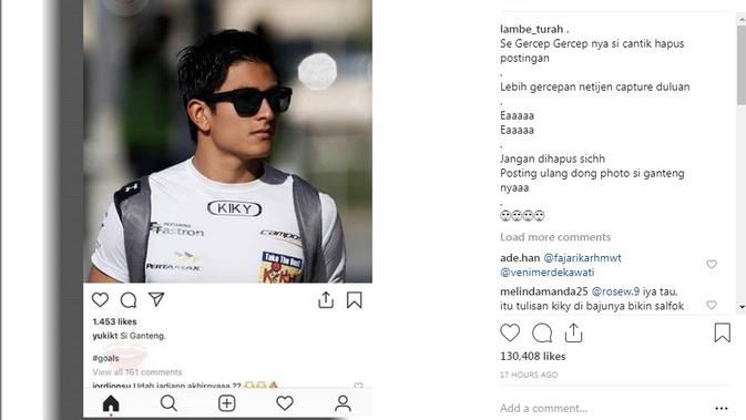 yuki kato sebut pebalap ini ganteng, pacaran?