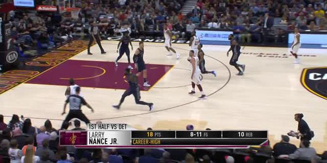 VIDEO : Cuplikan Pertandingan NBA, Cavaliers 112 vs Pistons 90