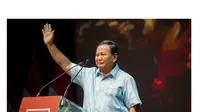 Prabowo curhat banyak orang menyebutnya tak segalak dulu. Sekarang sudah bisa bercanda dan tidak sekaku dulu. Prabowo mengungkap alasan sebenarnya. (Foto: Dok. Twitter @psi_id)