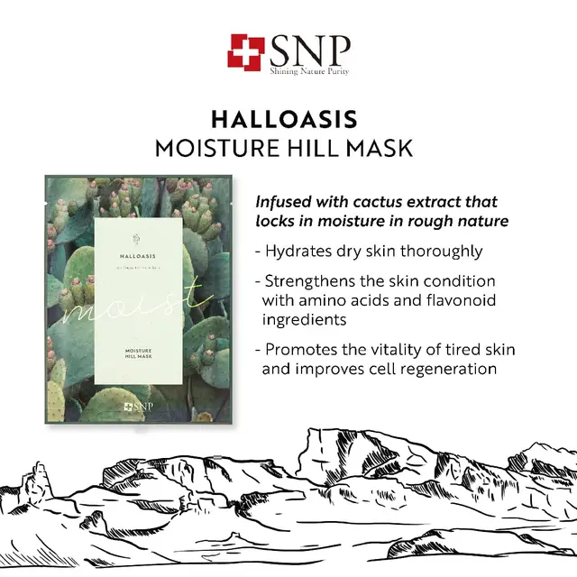 Halloasis Brightening Hill Mask