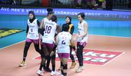 Bethania de la Cruz (18) memutuskan pensiun usai membawa Jakarta Popsivo Polwan lolos ke final four Proliga 2026 dengan mengalahkan  Medan Falcons di GOR Candradimuka Padepokan Voli Jenderal Polisi Kunarto, Sentul, Bogor, Jumat (27/2). (foto: PBVSI)