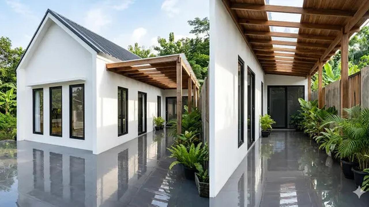 9 Inspirasi Rumah Kecil dengan Lorong Angin: Solusi Hunian Sejuk di Iklim Tropis