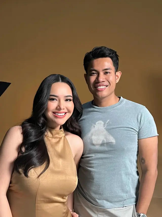 Masih Aktif Kerja, Amanda Manopo Pancarkan Aura Bumil Cantik dengan Full Makeup Saat Shooting Iklan