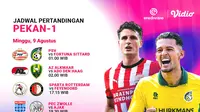 Nonton Eredivisie 2026/27 Week 1: Duel Sengit Tersaji pada Laga Pembuka Streaming Hanya di Vidio