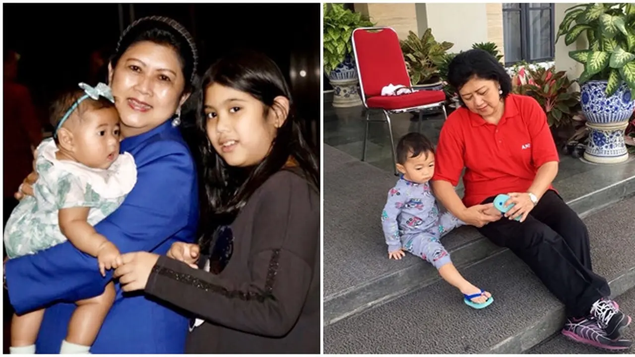 Potret Kedekatan Ani Yudhoyono Bersama Cucu-cucunya
