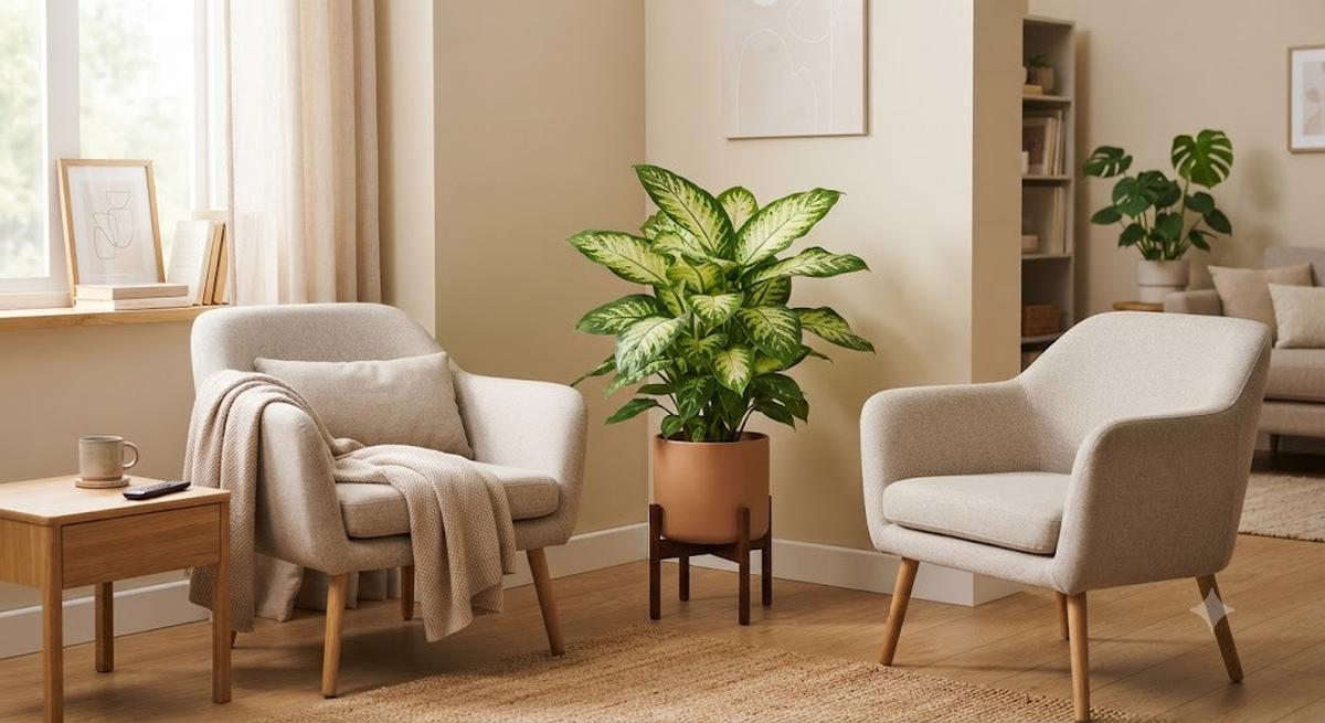 Tanaman Dieffenbachia&nbsp;(AI Generated)