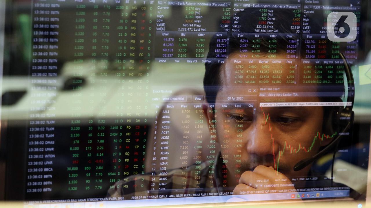 FOTO: Jelang Tutup, Nilai Perdagangan Saham Lebih dari Rp 7,7 Triliun