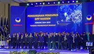 Pengukuhan pengurus DPP Partai Nasdem periode 2024-2029. (Liputan6.com/Hisyam Adyatma)