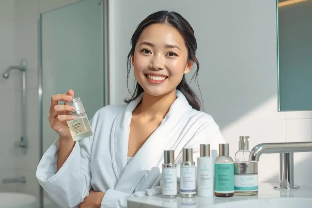 cara memakai skincare yang benar agar hasil maksimal (Image by AI)