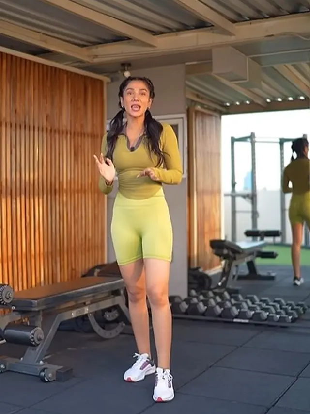 Fanny Ghassani berolahraga (Instagram/fannyghassani)