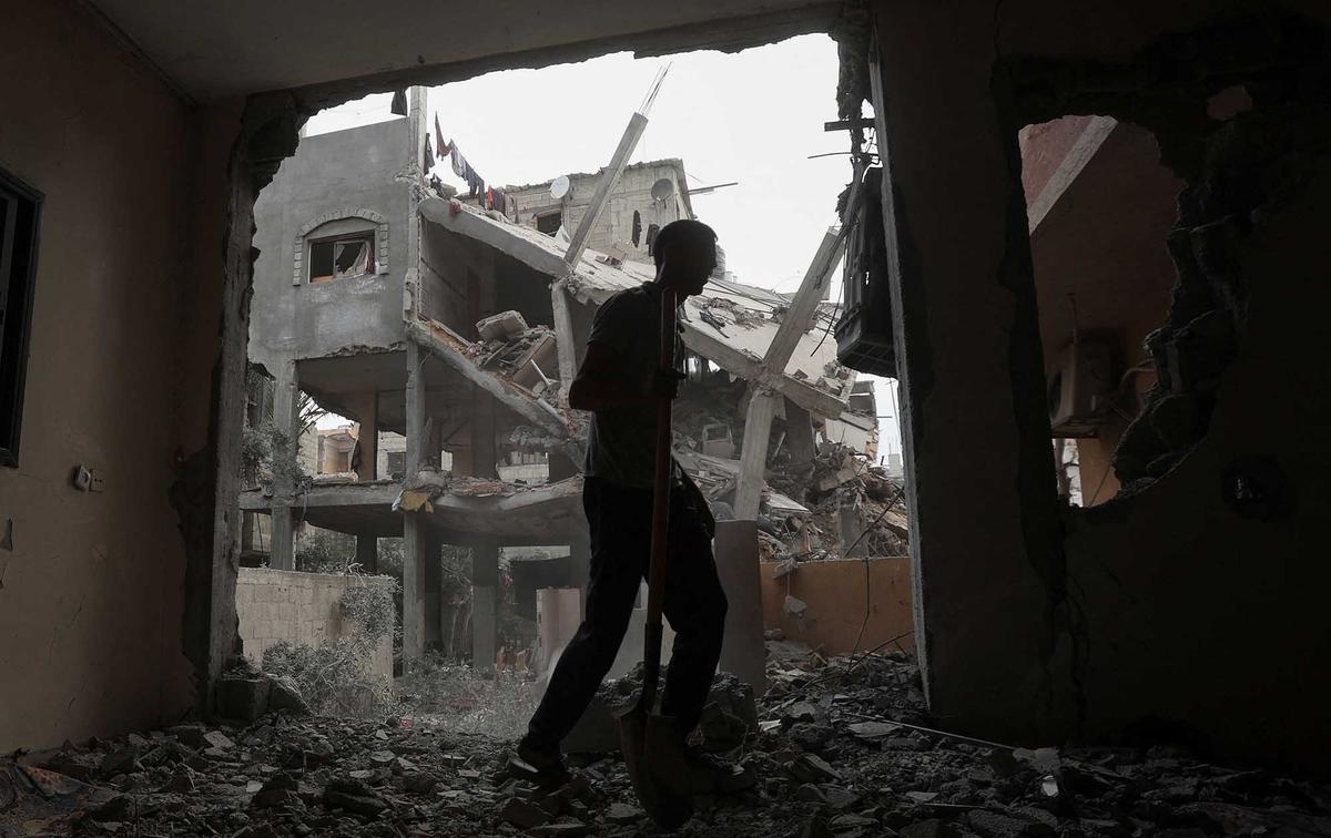FOTO: Duka Warga Gaza Kehilangan Tempat Tinggal Usai Serangan Brutal  Israel
