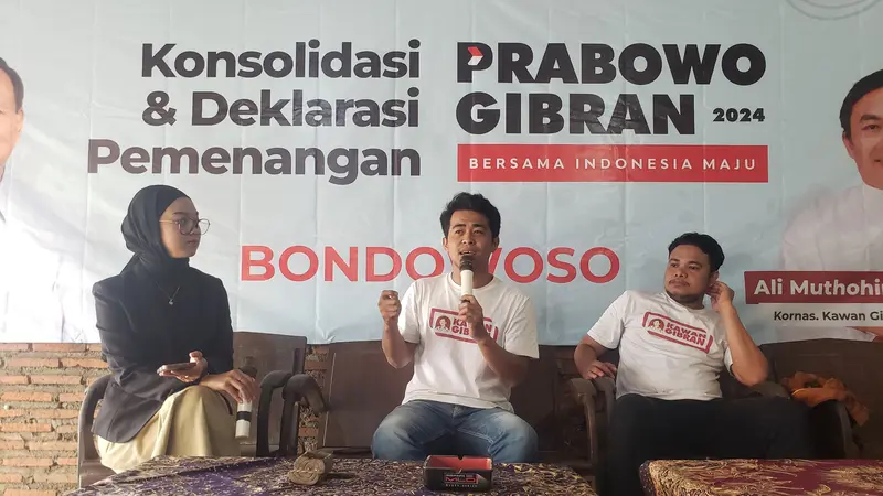 Deklarasi kawan Gibran di Bondowoso. (Istimewa)