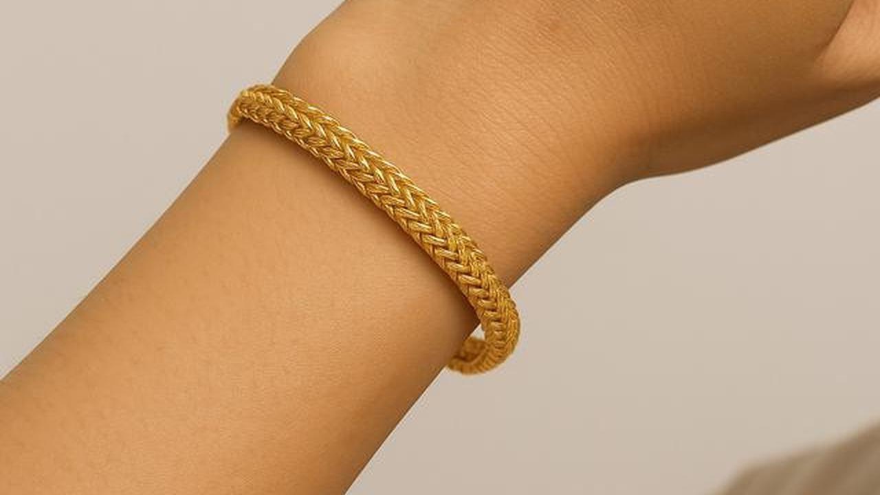7 Model Gelang Emas 12 Gram Model Rantai Tali, Tampil Anggun Setiap Hari