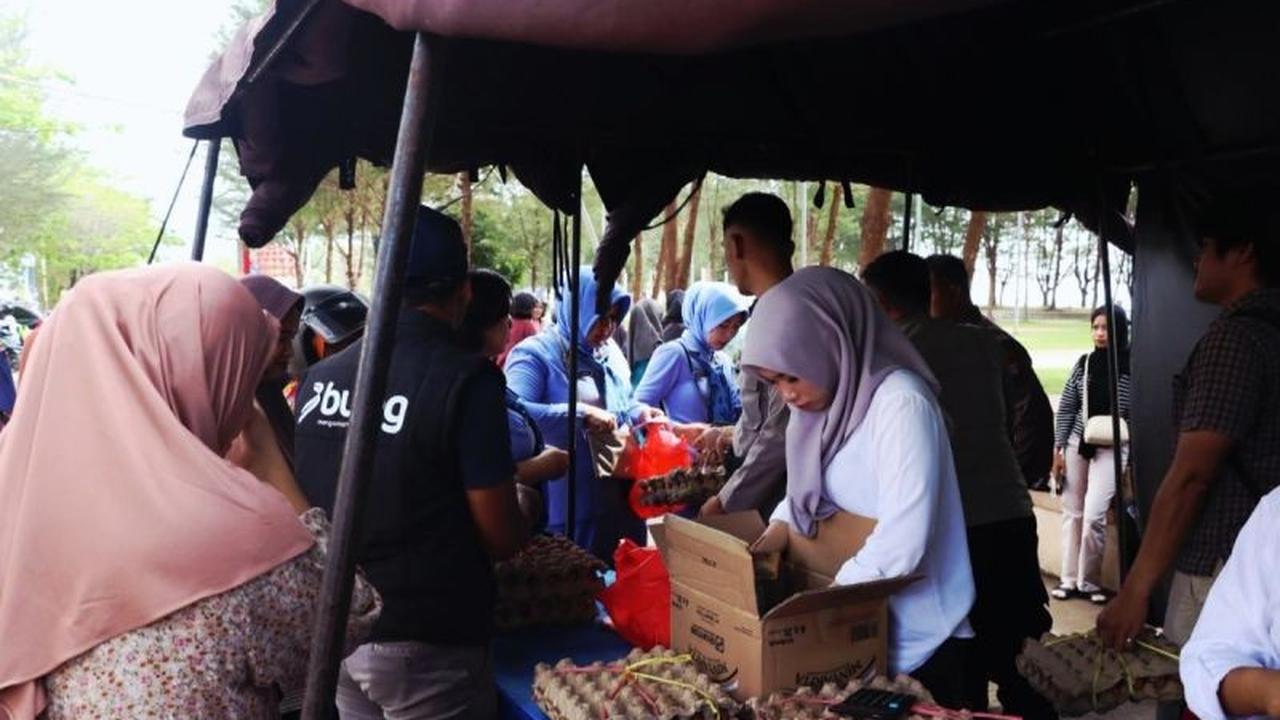 Polres Natuna Gelar Gerakan Pangan Murah, Ringankan Beban Warga Saat Ramadan