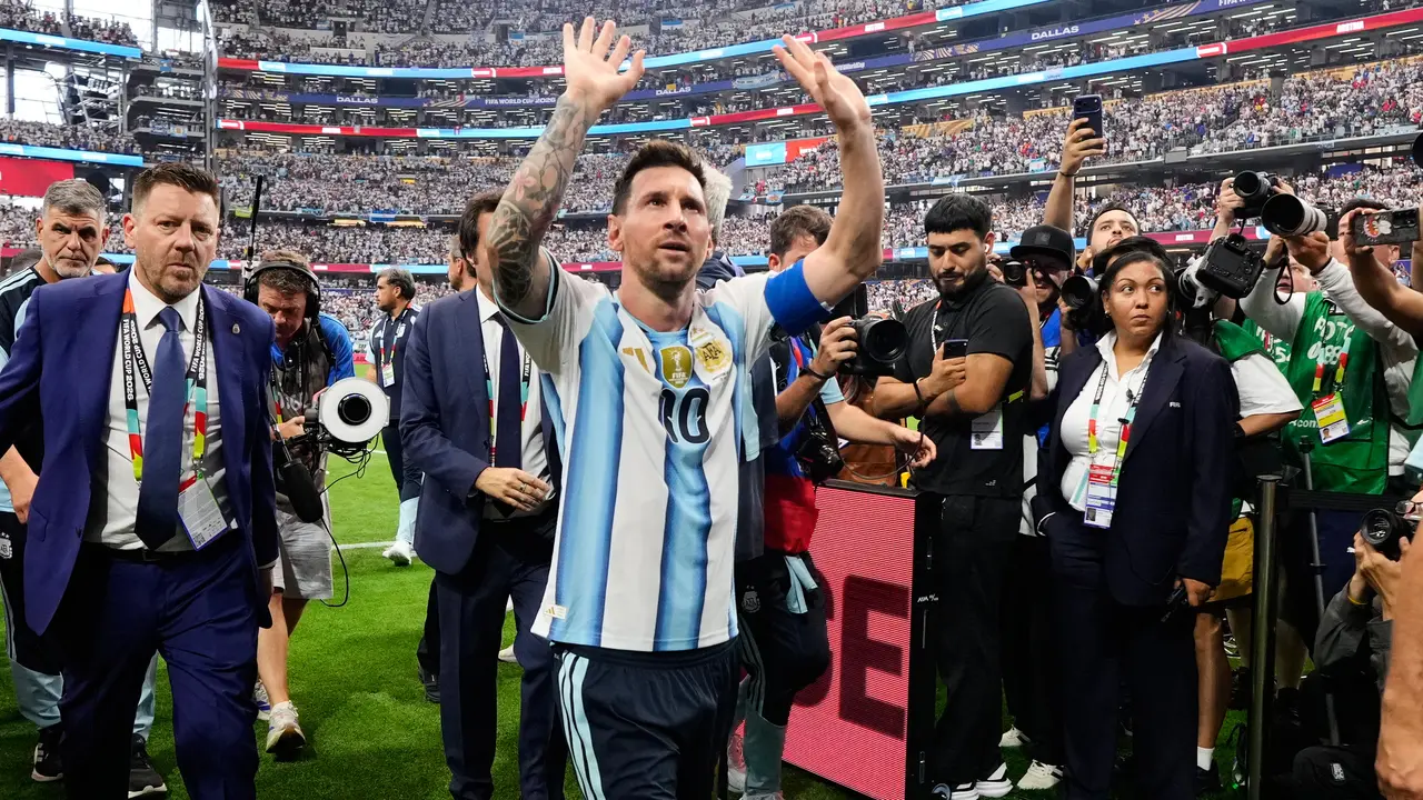Pemain Argentina Lionel Messi
