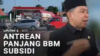 Antrean Panjang BBM Subsidi
