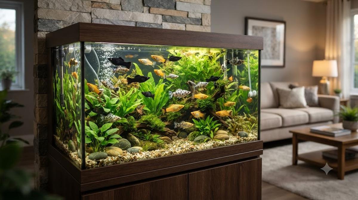Akuarium Ikan Molly