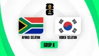 Afrika Selatan vs Korea Selatan di Piala Dunia 2026. (Bola.com/Multimedia KLY)