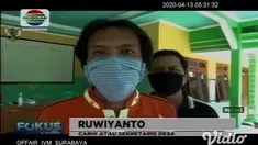 Tenaga Kerja Indonesia (TKI) dari Malaysia yang akan pulang kampung di Magetan, Jawa Timur, harus menjalani masa karantina di kantor desa setempat. Sementara itu, data hingga Sabtu malam, Jawa Timur menduduki peringkat pertama tingkat kesembuhan pasi...