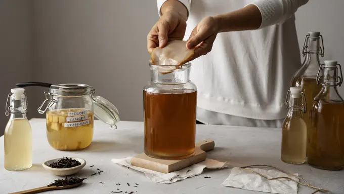 Ilustrasi membuat kombucha/freepik.com/EyeEm