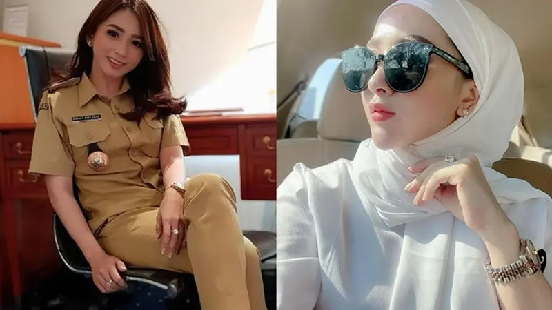 7 Potret Terbaru Angel Emitasari Pedangdut yang Jadi Kades di Lamongan, Tampil Berhijab