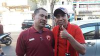 Mantan pemain PSM Makassar, Anwar Liko. (Bola.com/Abdi Satria)